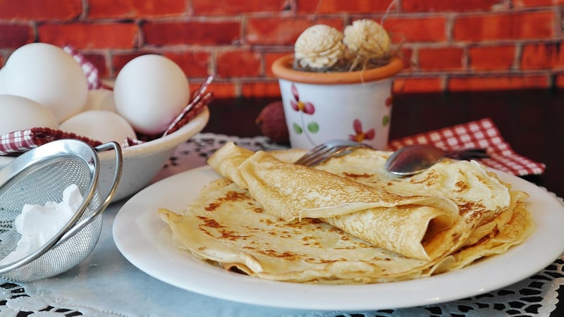 Interactive dining pancakes